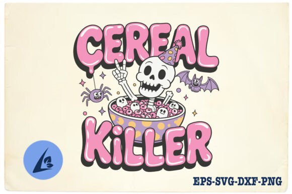 Cereal Skeleton Funny Skull SVG Review