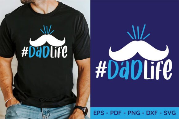 DadLife Funny Dad SVG Cut File for Crafts and Graphics