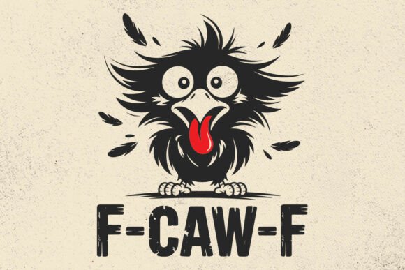 Frazzled Crow SVG for Graphics and Crafts