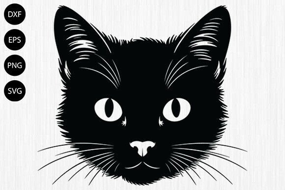 Funny Cat SVG for Graphics and Crafts