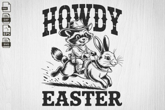 Howdy Easter SVG for Crafts and Graphics