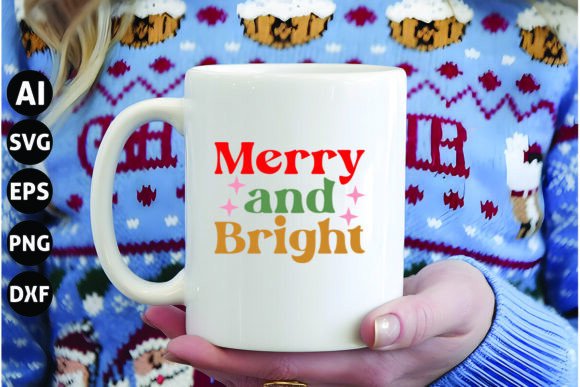 Merry and Bright Graphics for Crafts