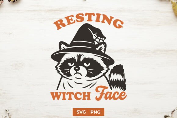 Resting Witch Face SVG for Crafts and Halloween Graphics