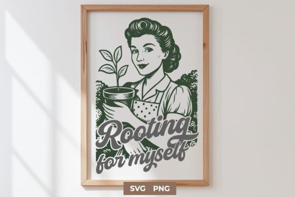 Rooting for Myself SVG PNG: A Graphic Design Asset for Creative Crafts